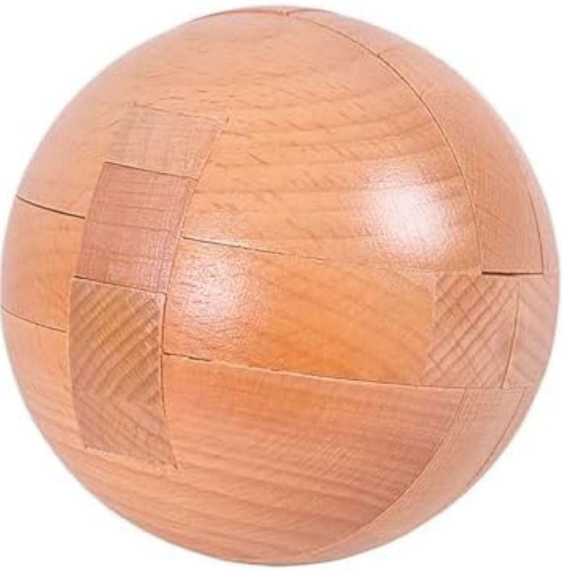 Interlocking 3D Wooden Sphere IQ Puzzles