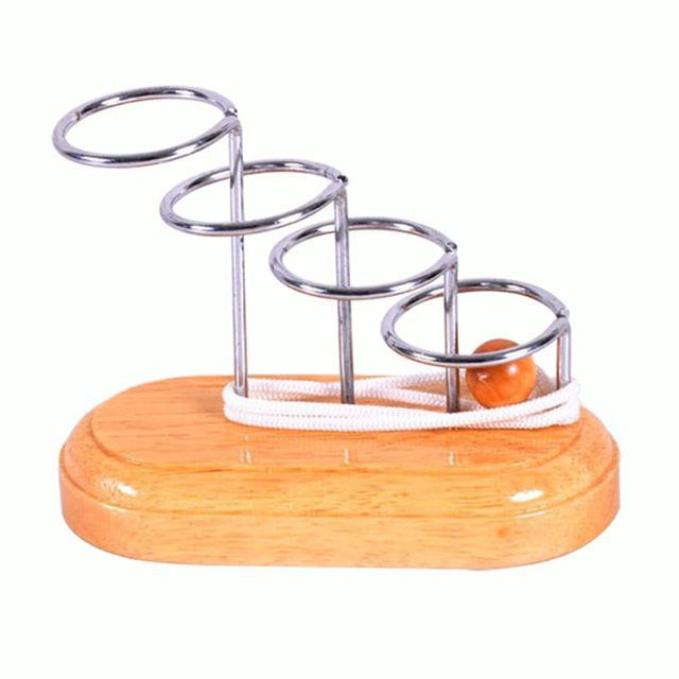 Rat Ladder Topological Wooden Brain Teaser IQ Puzzle Game